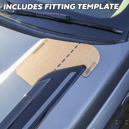 Dummy Bonnet Vents (Type 2) - 'All Gloss Black' for Land Rover Freelander 2