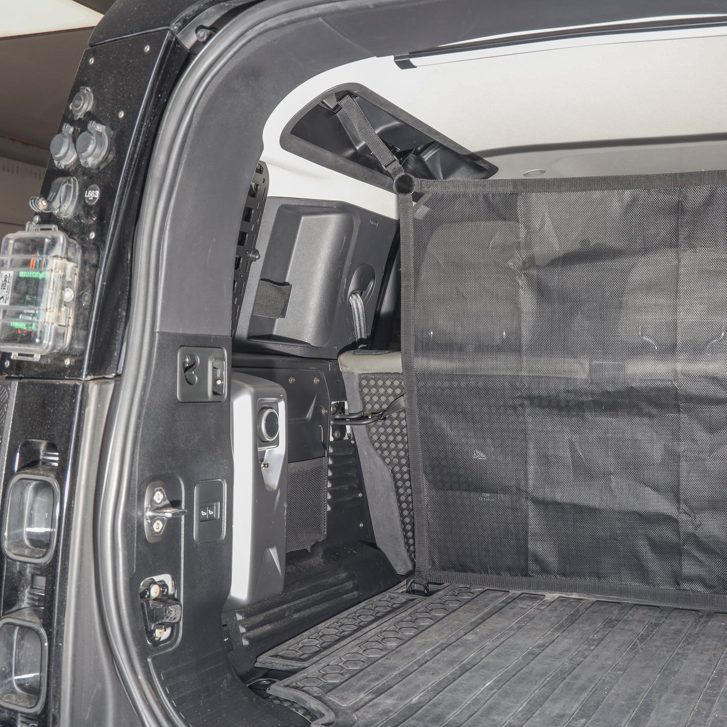 Loadspace Partition Net for Land Rover Defender L663 (110) - Strap Type