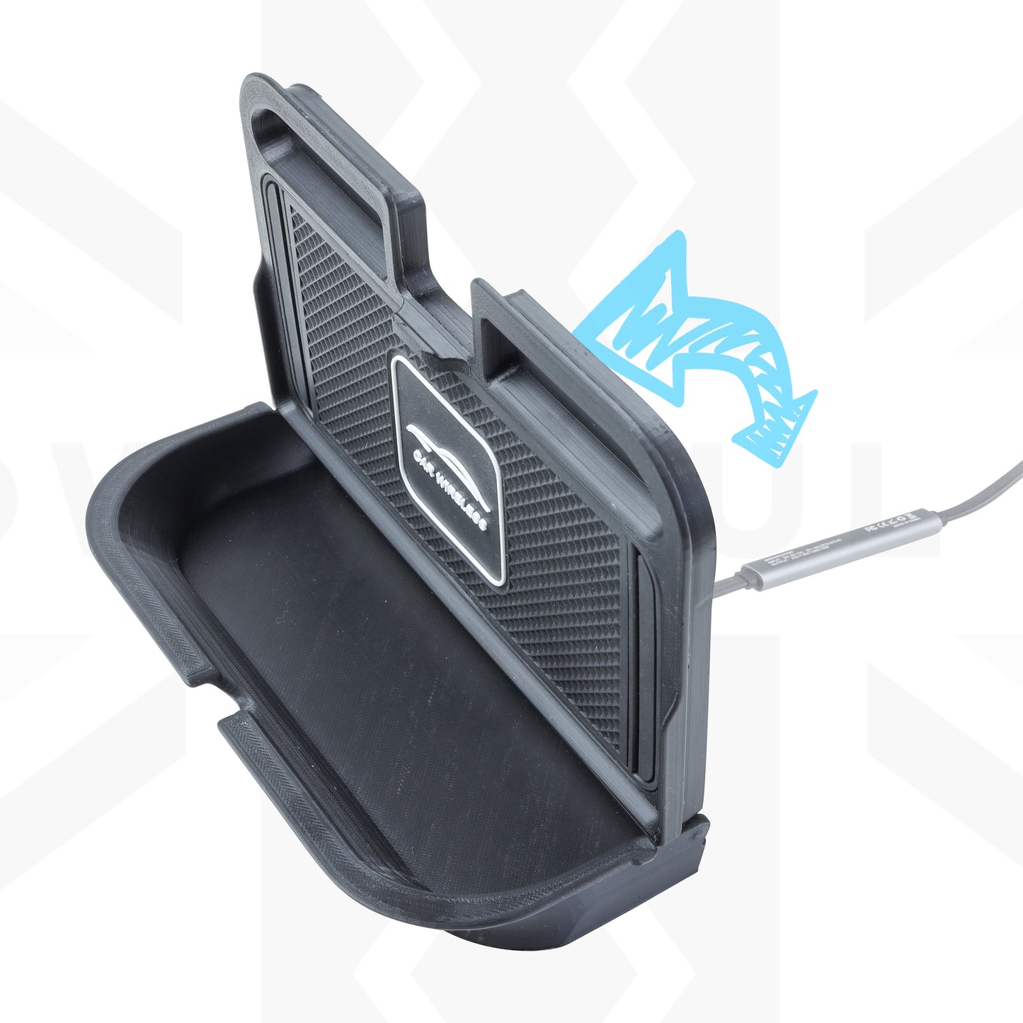 Cubby Box Wireless Phone Charging Kit for Land Rover Discovery 3/4 (with EARLY Fridge)