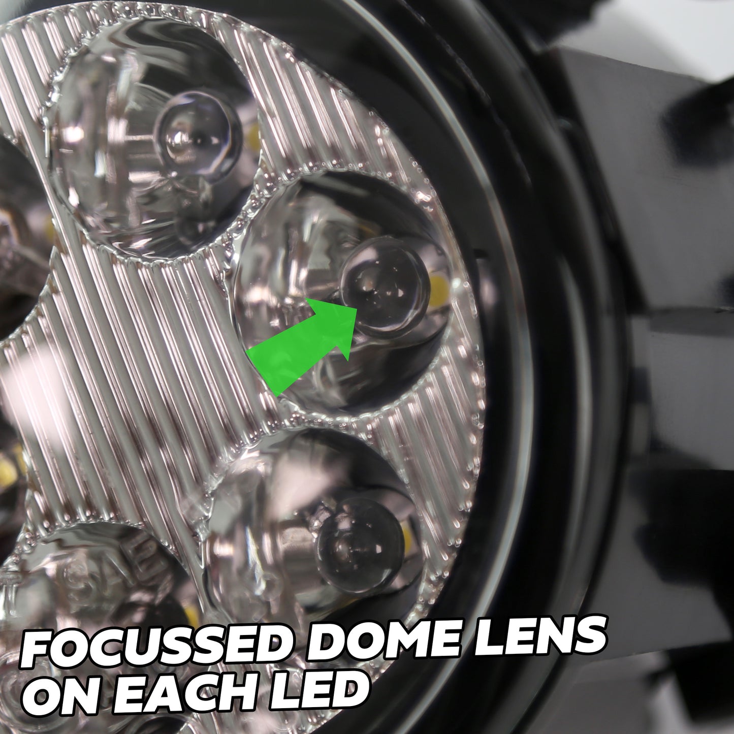 Front Bumper Fog Lamps LED (6 LED) for Range Rover L322 (2010-12) - PAIR