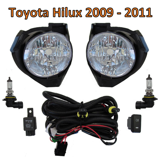 Front Fog Light Kit for Toyota Hilux Mk6 Pickup 2009-11