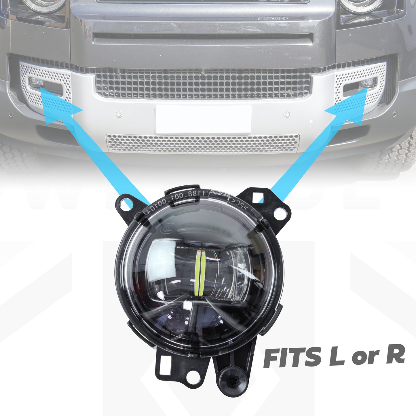 2x Genuine Fog Lamps for Land Rover Defender L663