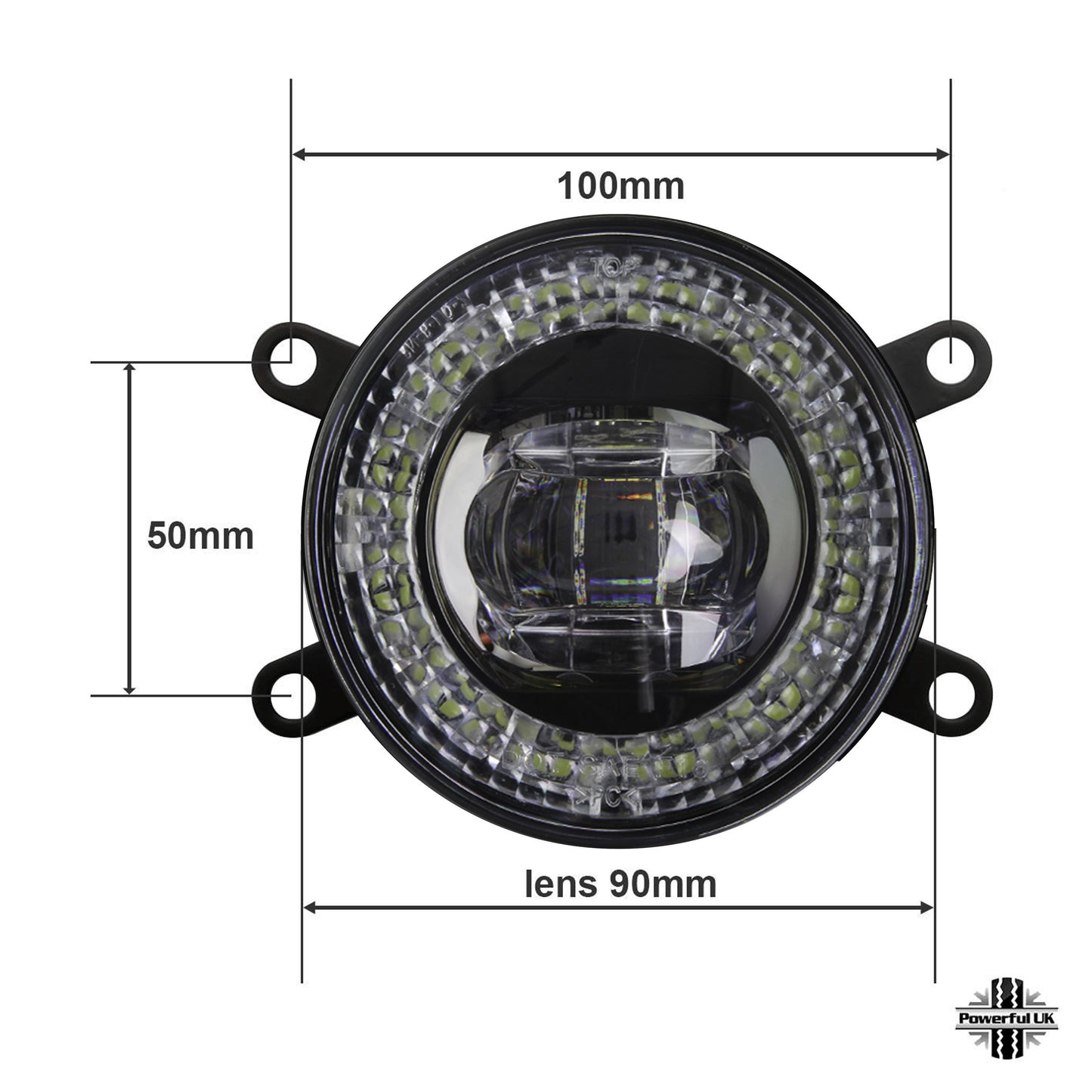 Front Bumper fog & DRL 2 in 1 LED lamps for Land Rover Freelander 2 ( Type 5 )