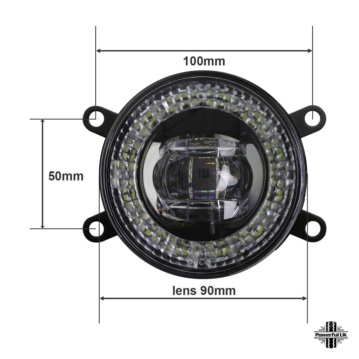 2 in 1 LED Fog/DRL lamp - Type 5 - for Nissan Navara D40