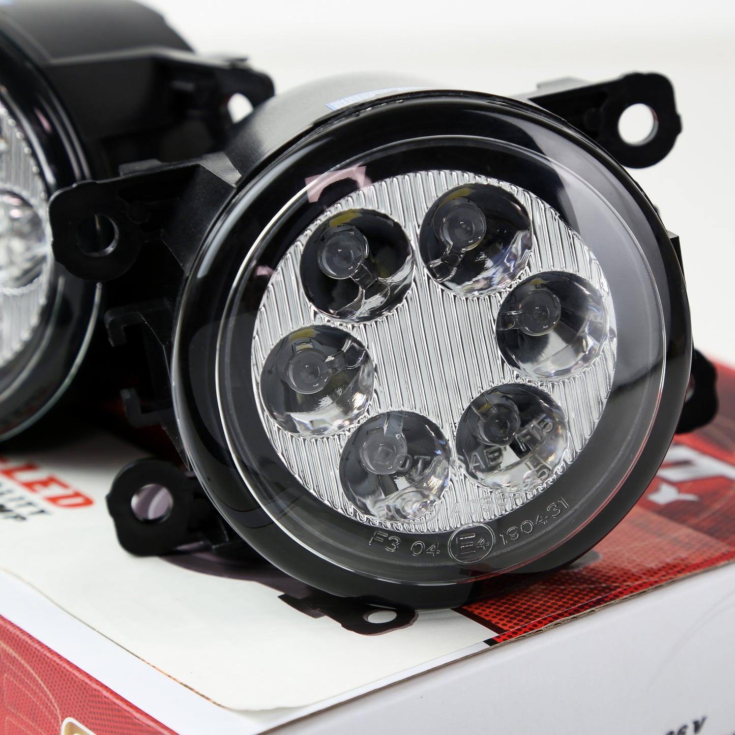 Front Bumper Fog Lamps LED (6 LED) for Land Rover Discovery 4 - PAIR