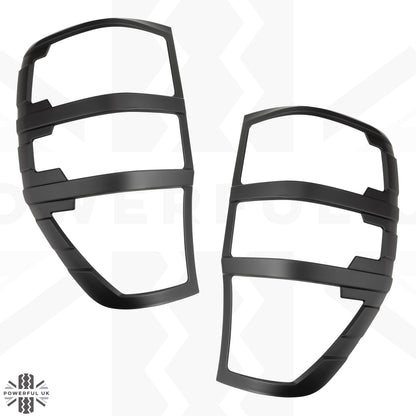 Rear Light Covers - Satin Black - for Ford Ranger 2012 on