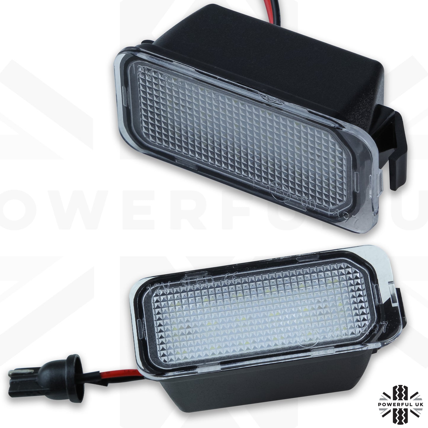 Rear Bumper LED Number Plate Lights for Ford Ranger (2012 on)