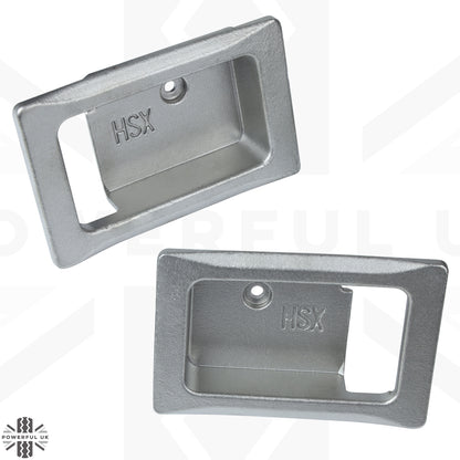 2x Door Handle Bowls for Land Rover Classic Defender - Foundry Finish