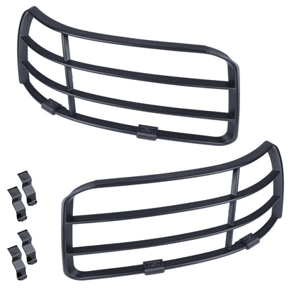 Front Light Guards - Black - for Land Rover Freelander 1 upto 2004