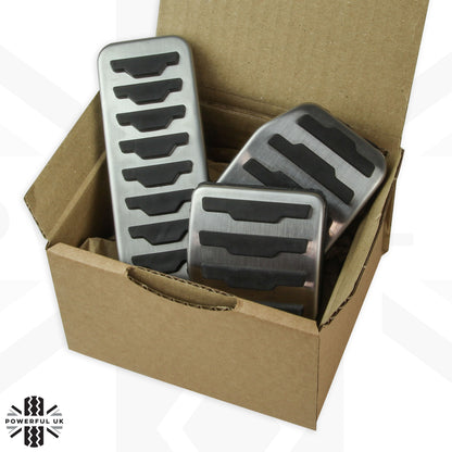 Dynamic Sport Alloy Foot Pedal kit 3pc for Land Rover Freelander 2 MANUAL