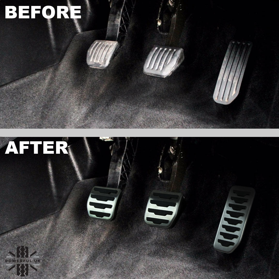 Dynamic Sport Alloy Foot Pedal kit 3pc for Land Rover Freelander 2 MANUAL