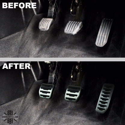 Dynamic Sport Alloy Foot Pedal kit 3pc for Land Rover Freelander 2 MANUAL