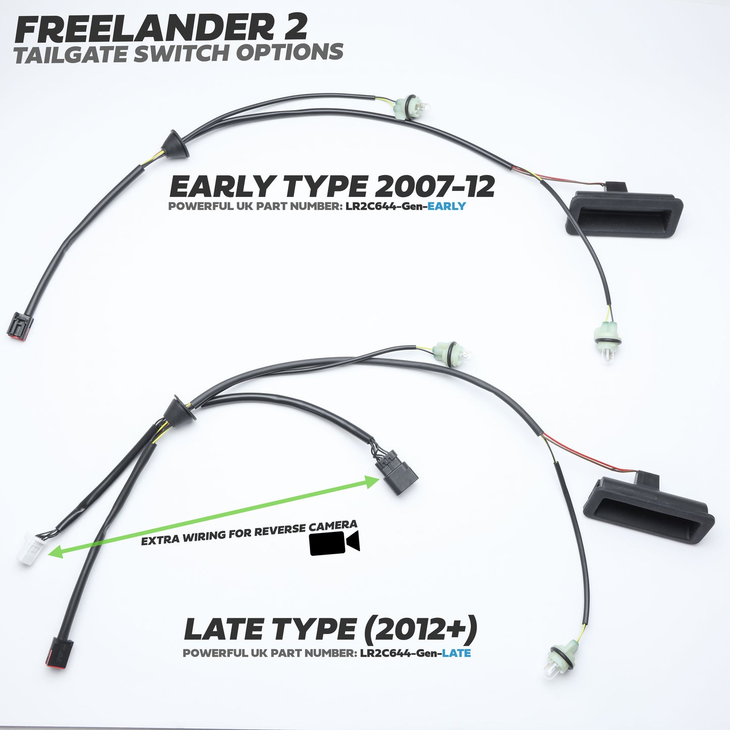 LATE Type Tailgate Switch for Land Rover Freelander 2 2012+