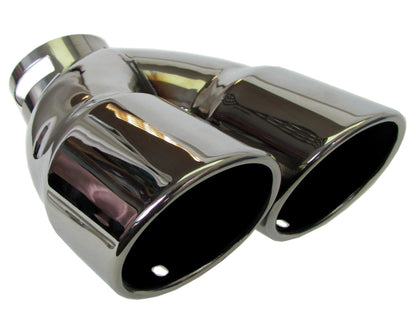 Twin exhaust tail pipe stainless Land Rover Freelander 2 DIESEL