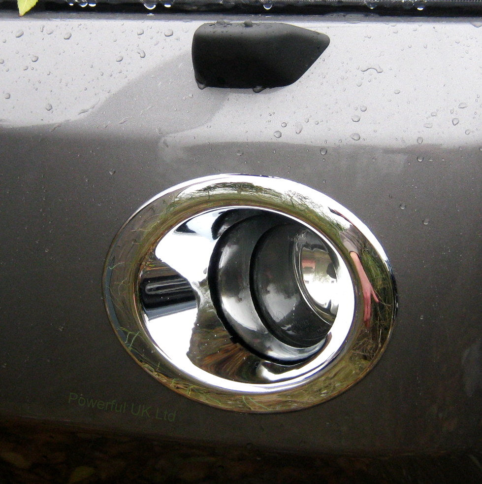 Front Bumper Fog Lamp Bezels in Chrome for Land Rover Freelander 2 - PAIR