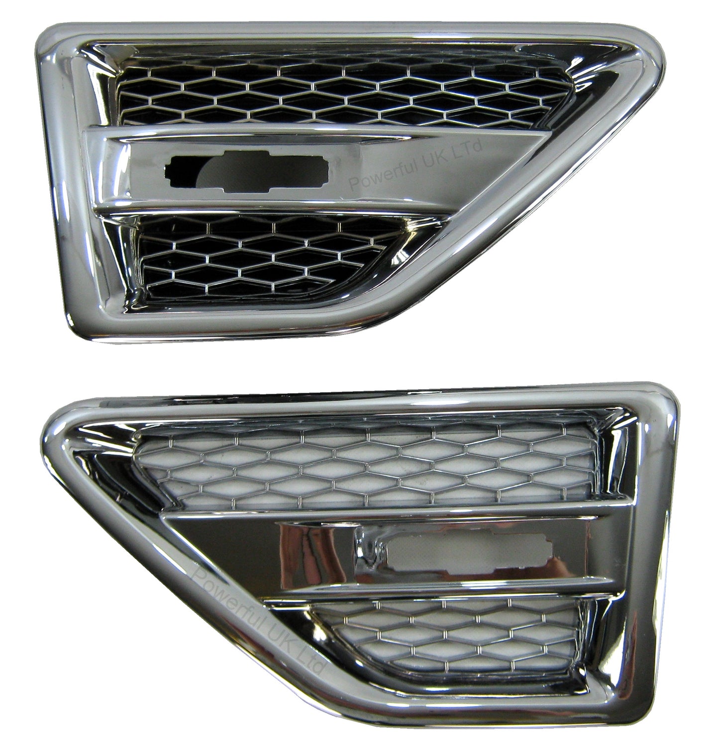 Side Vents - Chrome - for Land Rover Freelander 2 - PAIR