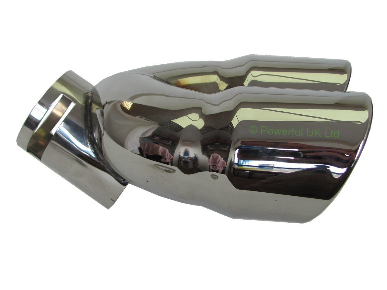 Twin exhaust tail pipe stainless Land Rover Freelander 2 DIESEL