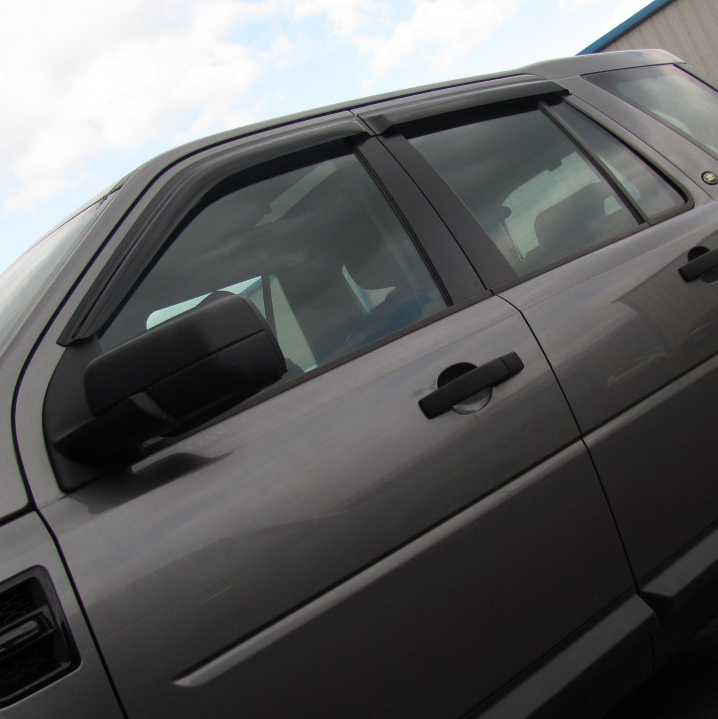 Wind Deflector Kit 4 pcs Tinted for Land Rover Freelander 2