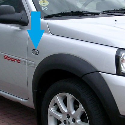 Side Repeaters (Pair) - LED - Clear - for Land Rover Freelander 1