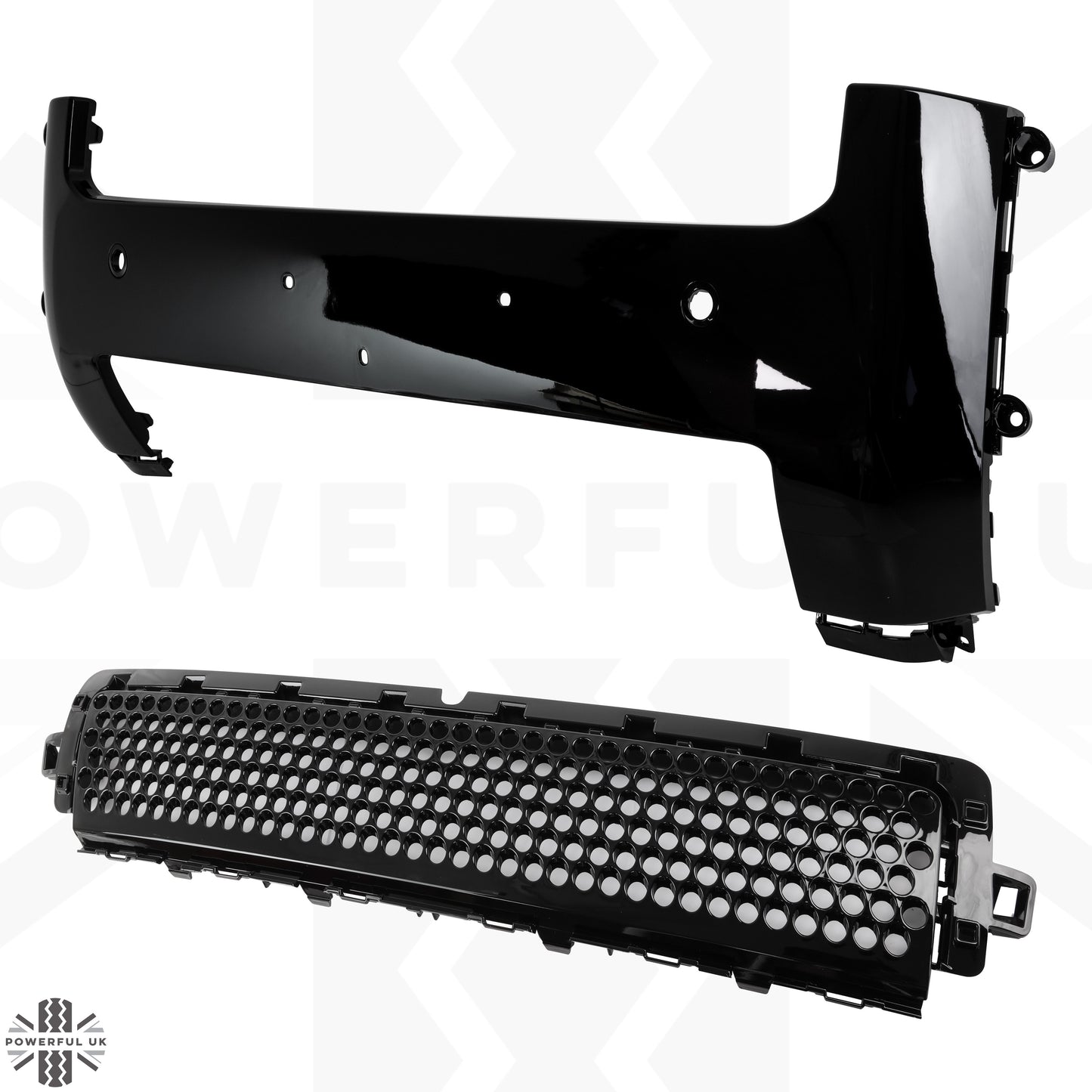 Front Bumper Kit for Land Rover Defender L663 - Gloss Black