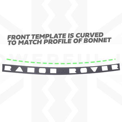 Front Lettering Template for Range Rover Sport L320