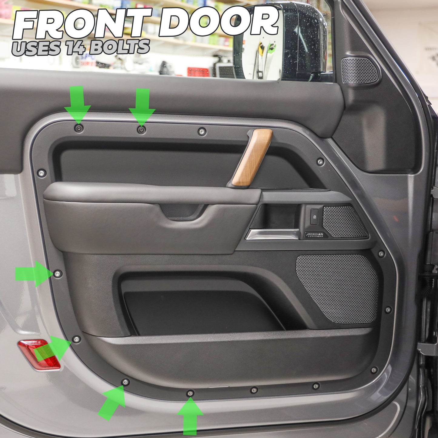 67pc Replacement Door Bolt Kit for Land Rover Defender L663 4 door (110/130) - Black