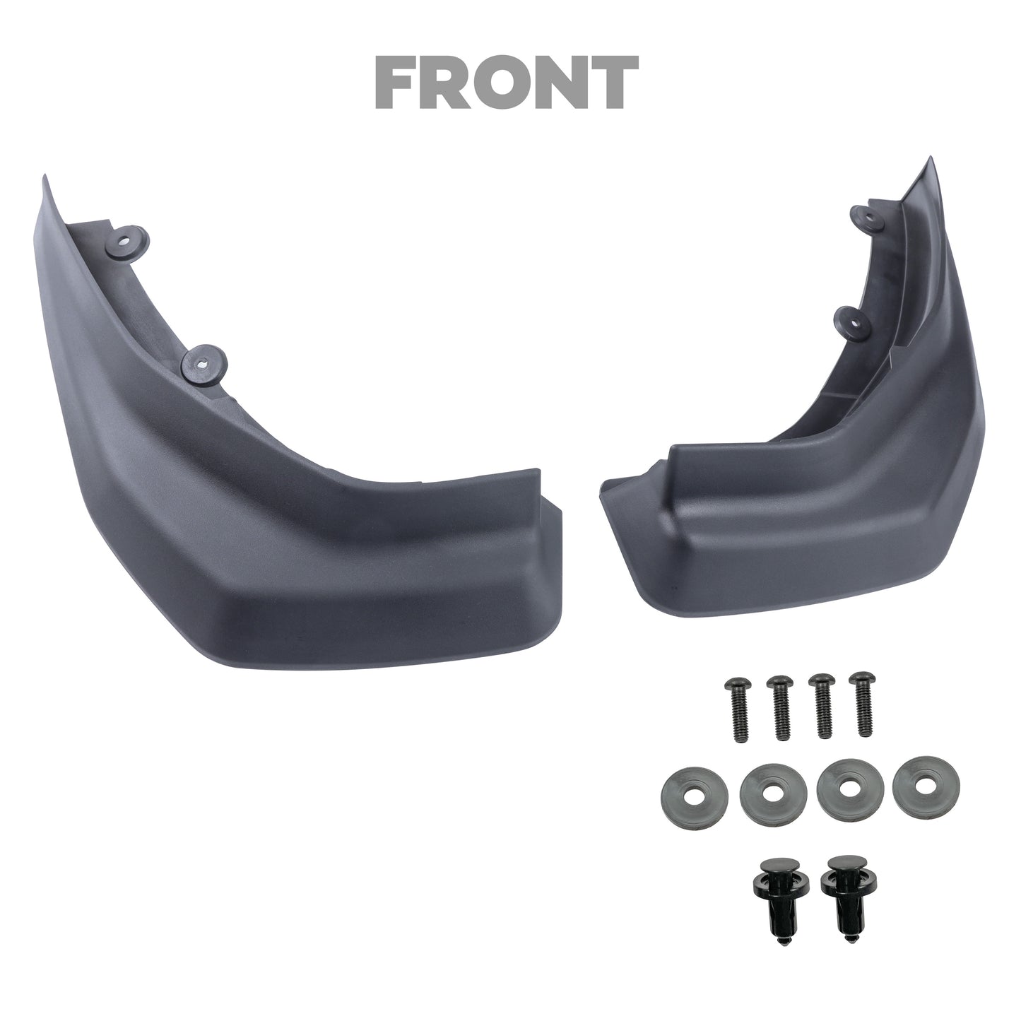 Front & Rear Mudflap Kit for Range Rover Evoque L538 Pure/Prestige