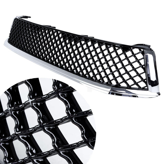 Front Grille - Gloss Black Mesh + Chrome - for Toyota Hilux Mk8 Revo (2016-20)