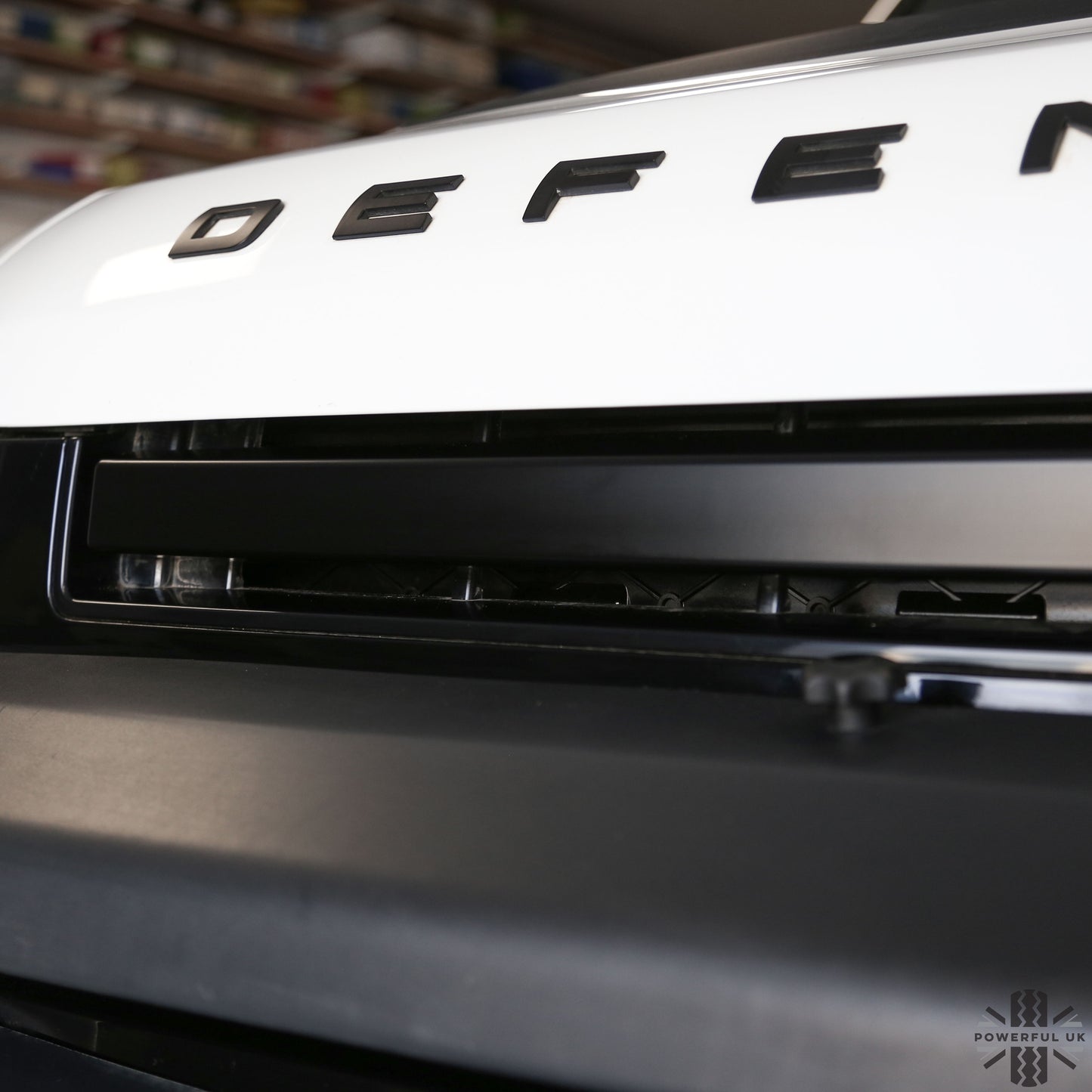 Front Grille Bar Cover for Land Rover Defender L663 - Matt Black