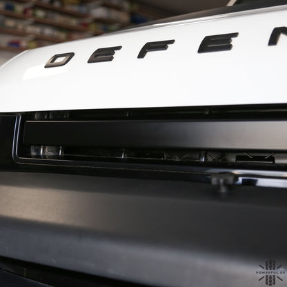 Front Grille Bar Cover for Land Rover Defender L663 - Matt Black