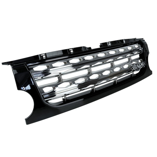 Front Grille for Land Rover Discovery 3 - Disco 4 look - Black / Black / Chrome
