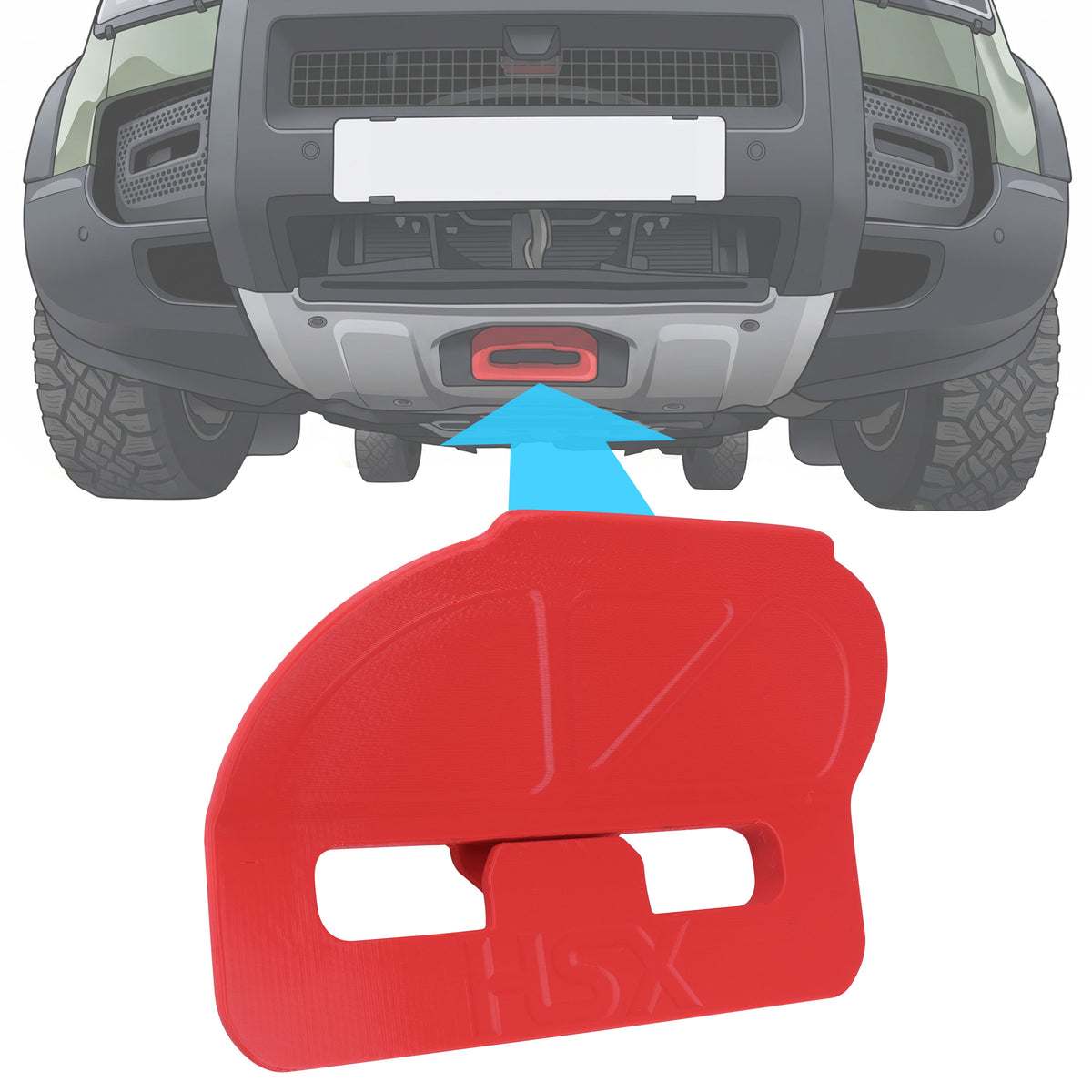 Front Rover Loop Surround for Land Rover Defender L663