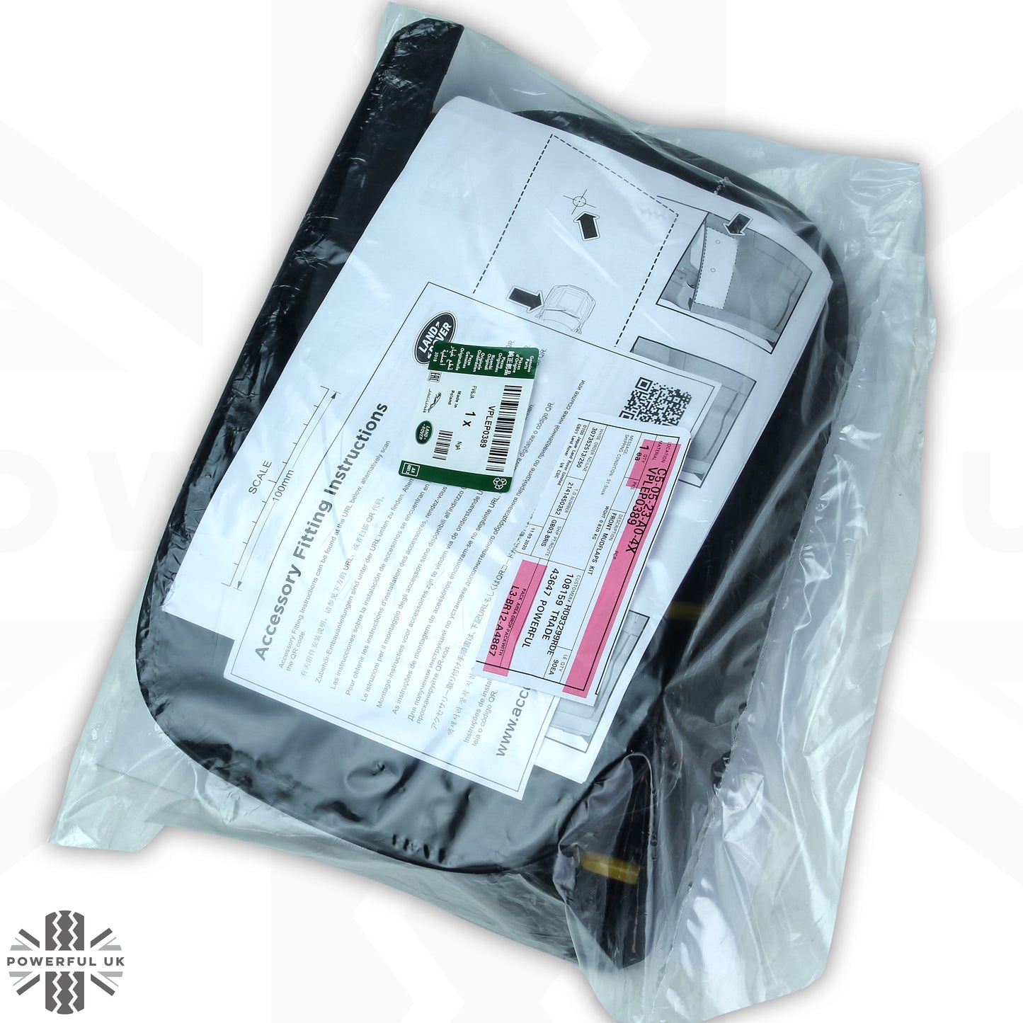 Front Mudflaps - Standard Design - Genuine - for Land Rover Defender L663