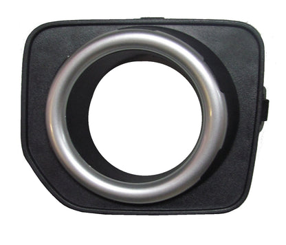 Front Bumper Fog Lamp Bezels - Black + Silver - for Land Rover Discovery 4 2014-16