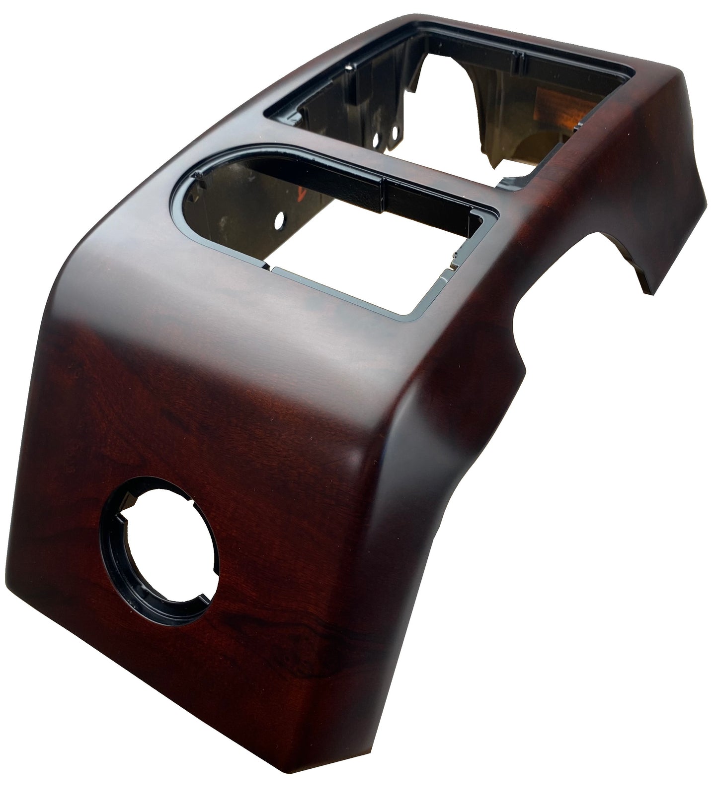 Dash End Panel (Left) - finished in Maroon Burr Walnut Wood - With Light for Range Rover L322