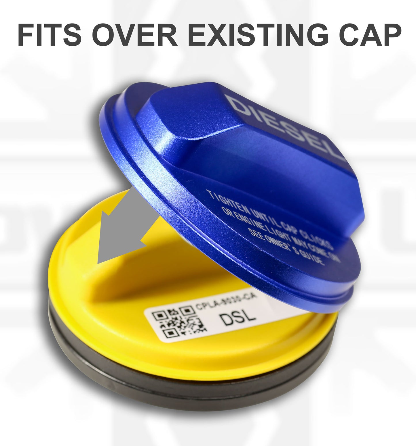 Alloy Fuel Filler Cap Cover for Range Rover L460 - Diesel - Blue