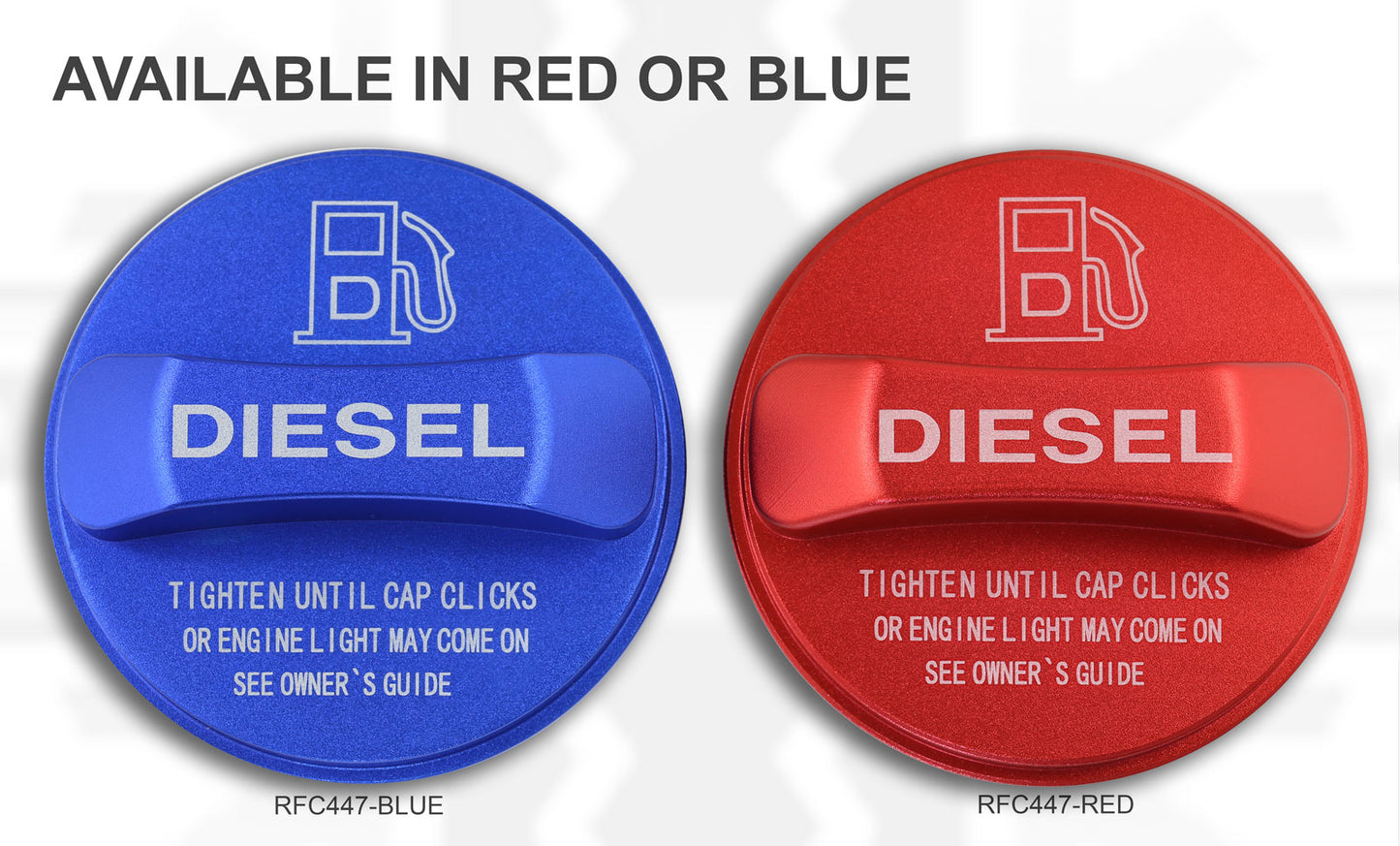 Alloy Fuel Filler Cap Cover for Range Rover L460 - Diesel - Blue