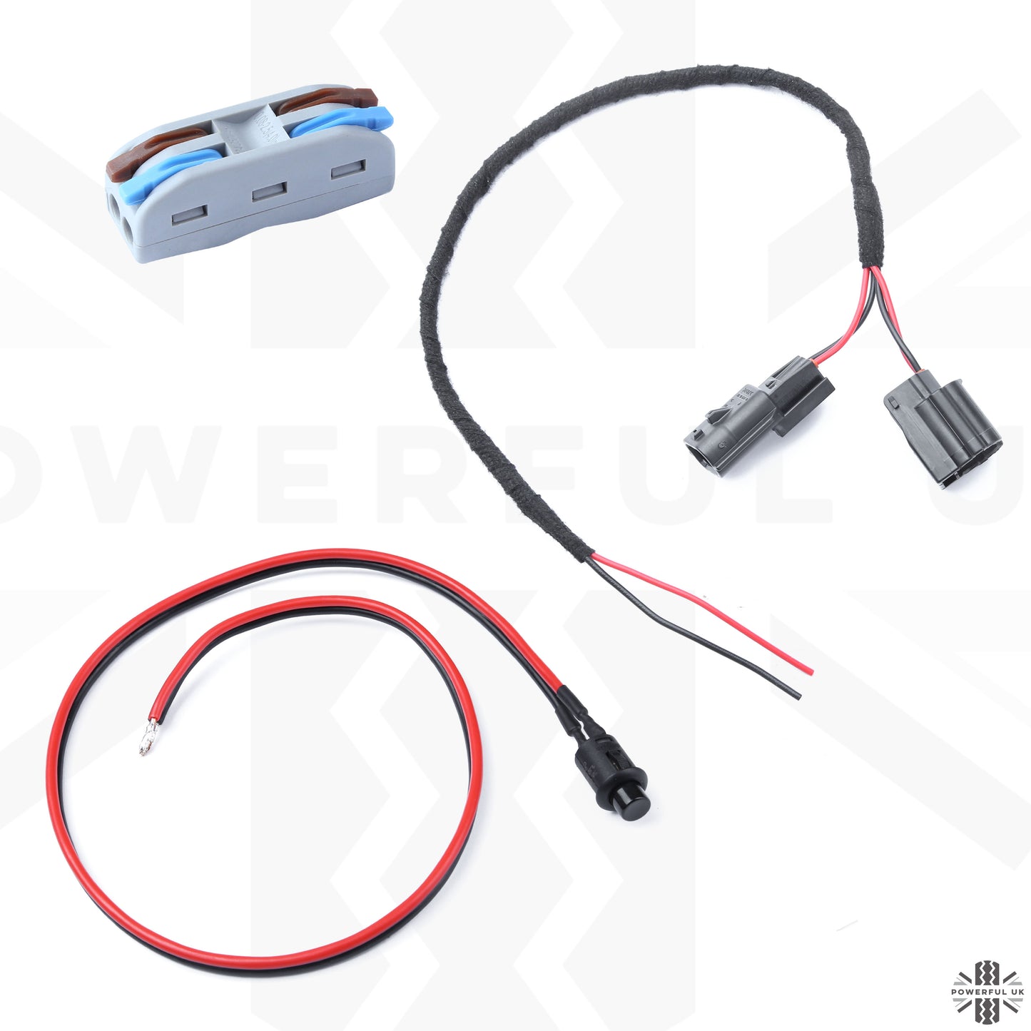 Rear Door Internal Release Kit (Loom+Switch) for Land Rover Defender L663