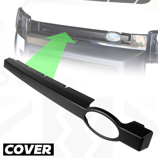 Front Grille Bar Cover for Land Rover Defender L663 - Matt Black