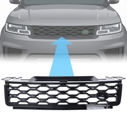 Front Grille in Gloss Black for Range Rover Sport L494 2018-22