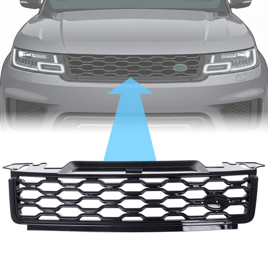 Front Grille in Gloss Black for Range Rover Sport L494 2018-22