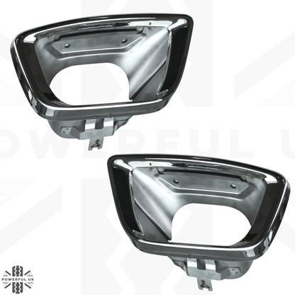 Rear Bumper Exhaust Tips "2018 SVAutobiography Style" for Range Rover L405 - Stainless Steel