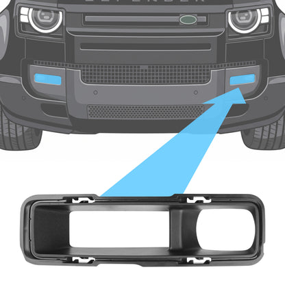 Fog Bezel Insert 'Fog & Cooling Holes' for Land Rover Defender L663 2026 - Genuine(Used)