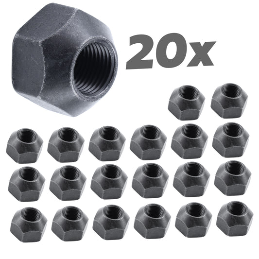 Genuine Steel Wheel Nut - 20 pcs - for Land Rover Defender Classic