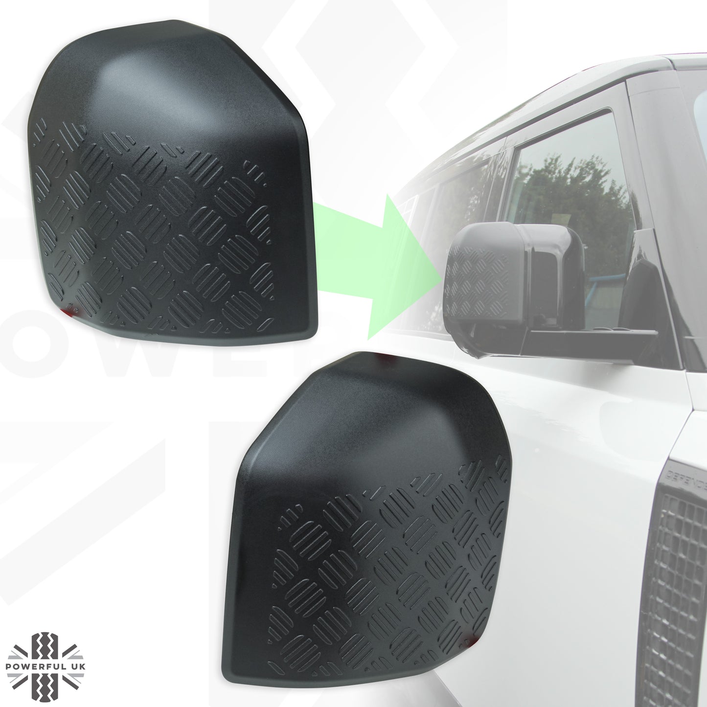 Chequer Plate 5pc Accessory Set (genuine) for Land Rover Defender L663