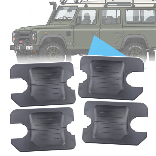 Door Handle Scuff Plates (4pc) for Land Rover Classic Defender (4 door)