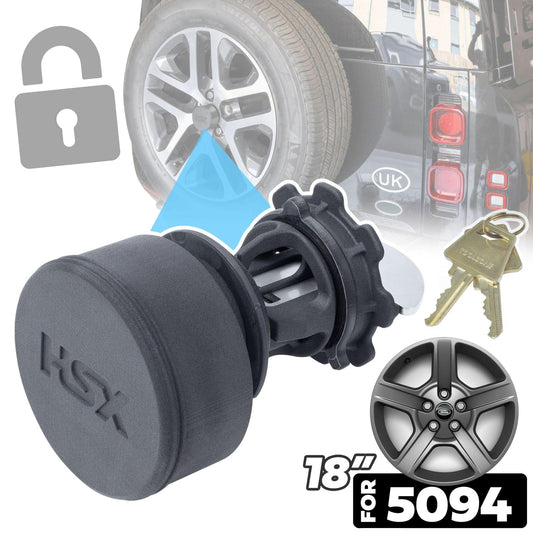Lock Kit for 5094 18" Spare Wheel on Land Rover Defender L663