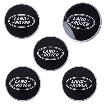 Genuine 5x ALL BLACK Alloy Wheel Centre caps for Land Rover Defender L663
