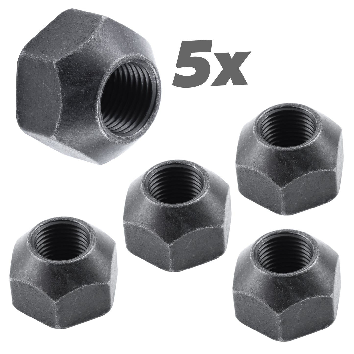 Genuine Steel Wheel Nut - 5pcs - for Land Rover Defender Classic