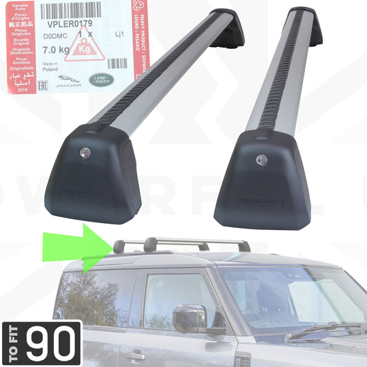 Roof Cross Bar Kit for Land Rover Defender L663 (90 model)